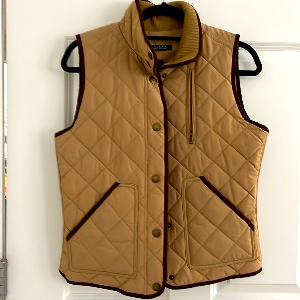 Ralph Lauren quilted vest size M